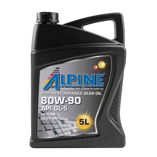 Трансмиссионное масло ALPINE Gear Oil 80W90 GL-5, 5л
